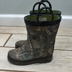 Camouflage Kids Rain Boots